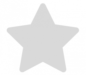 ikona szara gwiazda z wypelnieniem